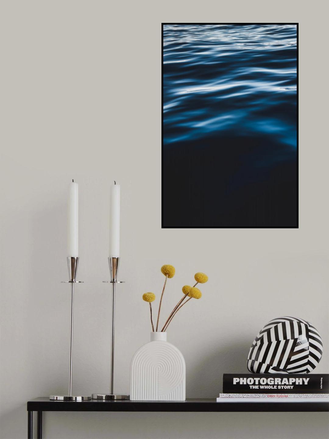 Water Textures Poster och Canvastavla