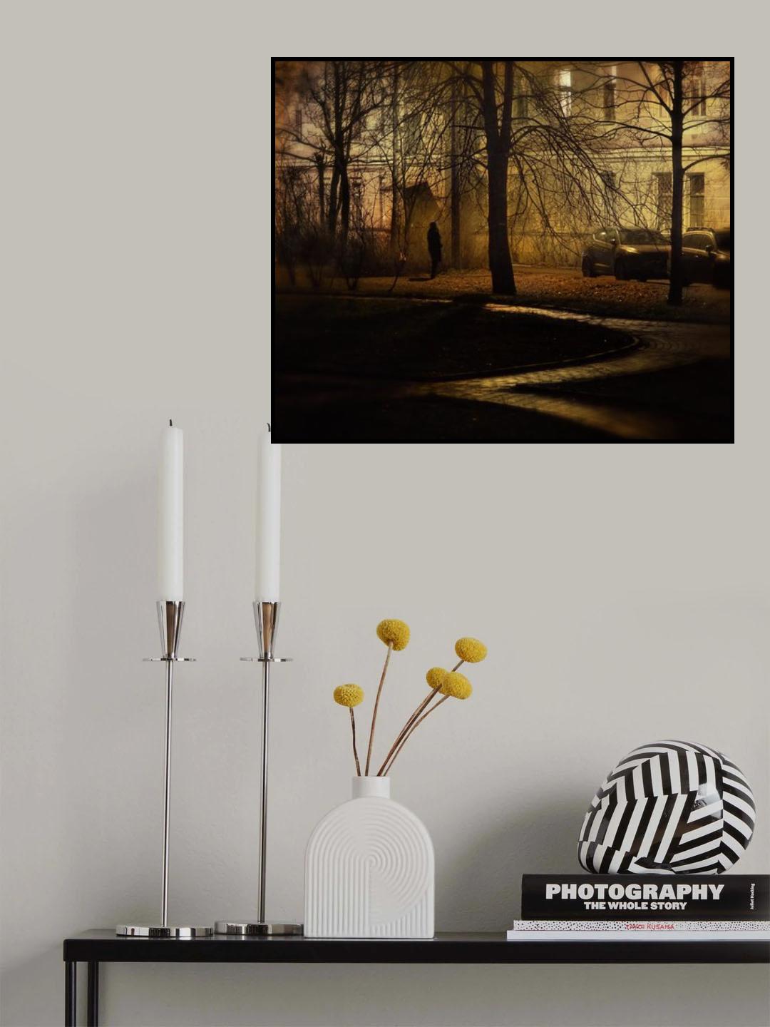 Old yard Poster och Canvastavla