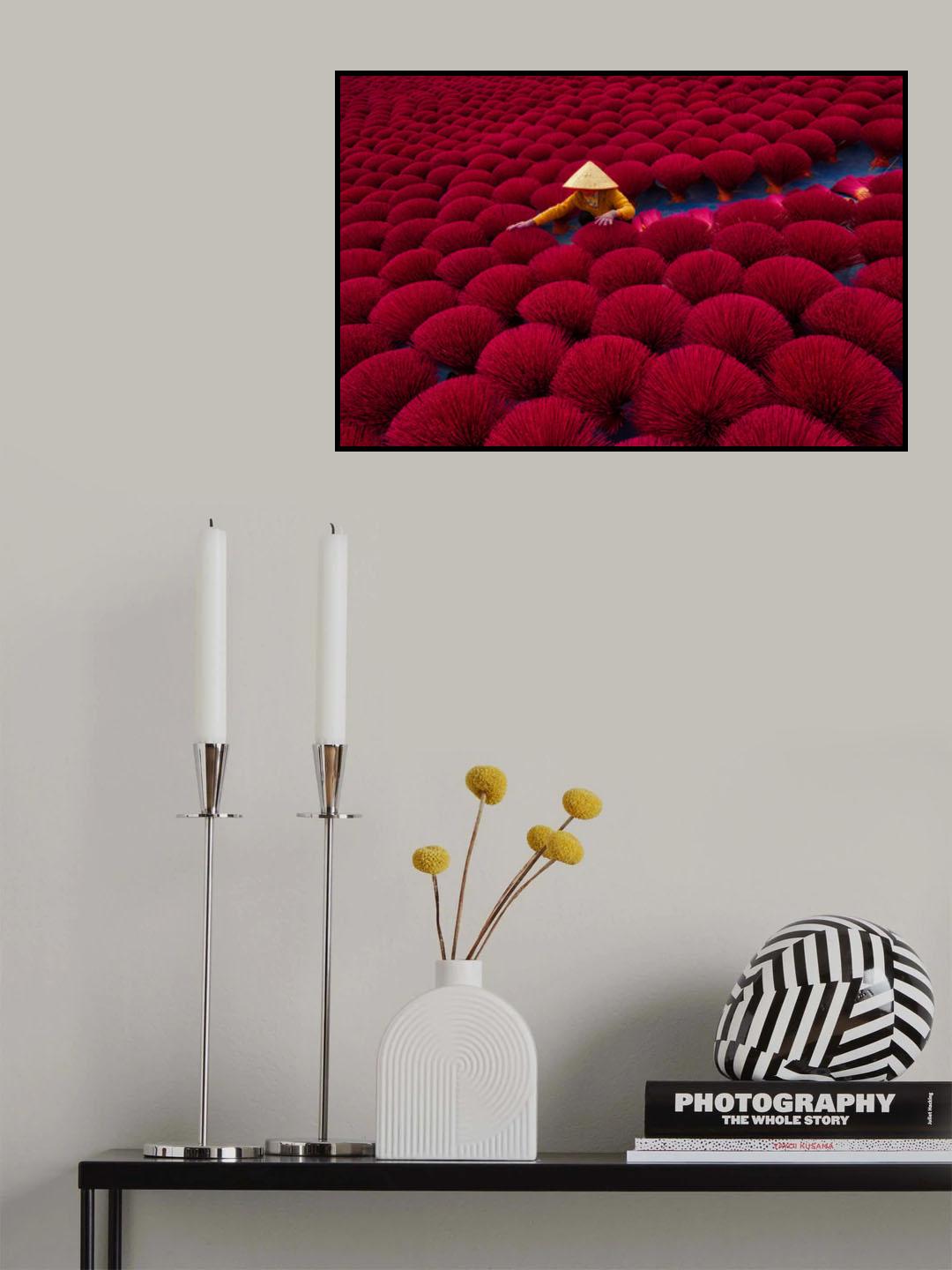 Incense drying Poster och Canvastavla