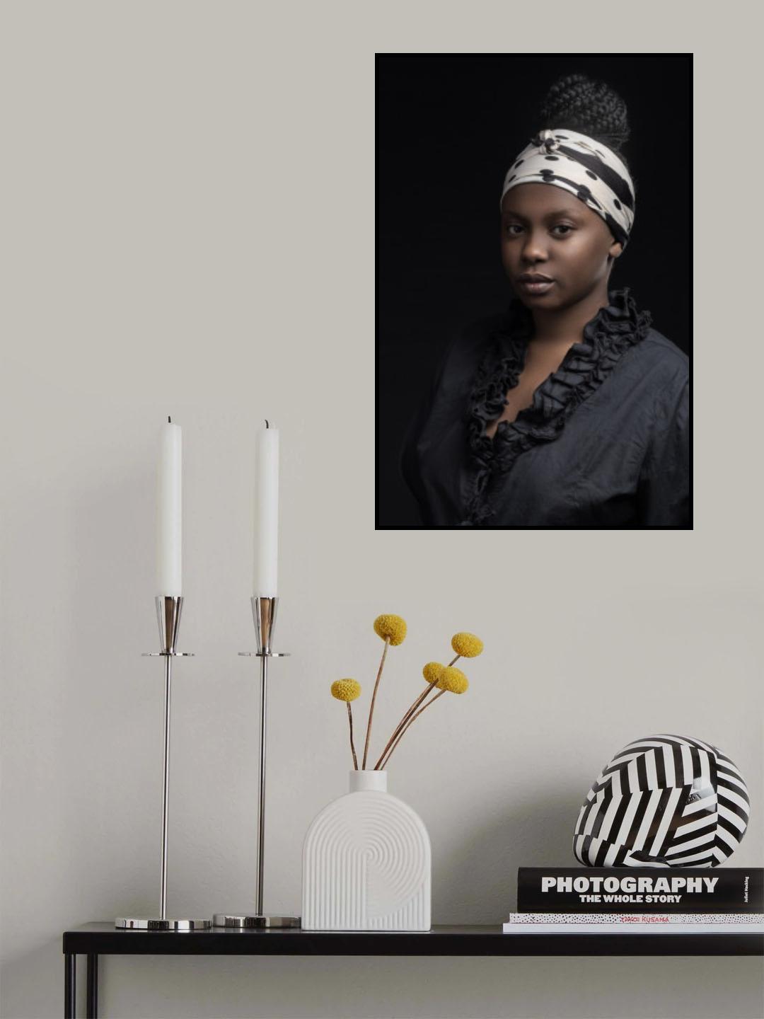 African Girl Poster och Canvastavla