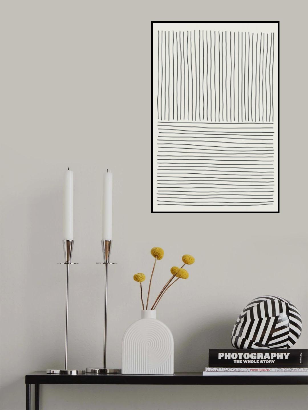 Boho Line Vibes #2 Poster och Canvastavla