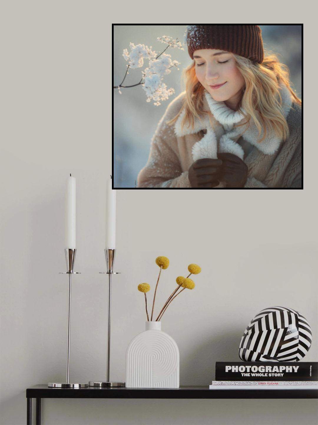 watercolor winter Poster och Canvastavla