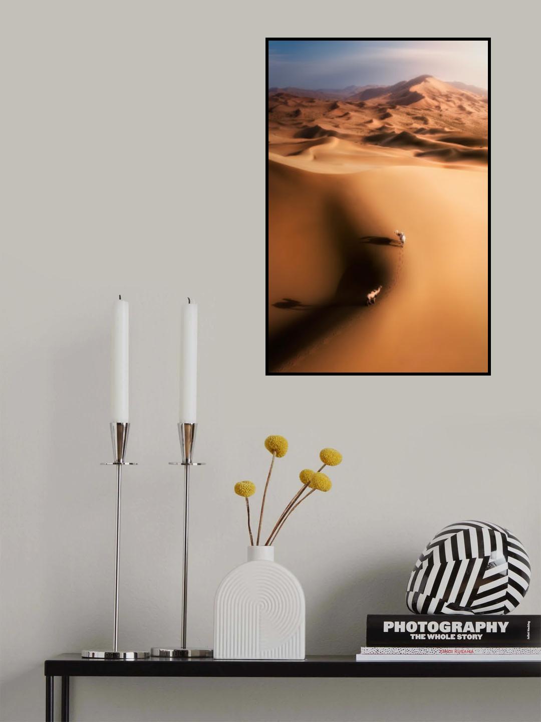 Desert camel Poster och Canvastavla