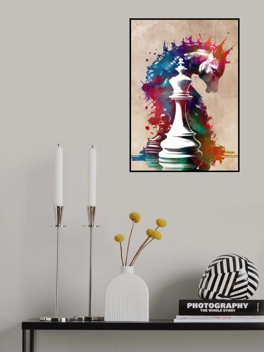Chess Sport Art 1 Poster och Canvastavla