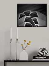 Interlaced building Poster och Canvastavla