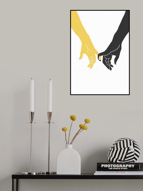 Hands Pinky Poster och Canvastavla