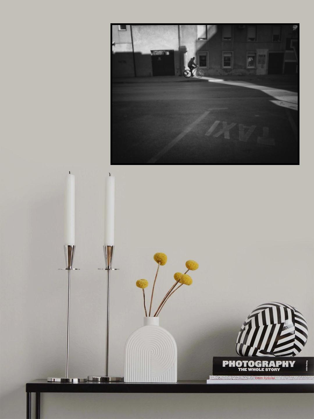 Cyclist Poster och Canvastavla