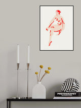 Naked Woman Poster och Canvastavla