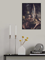 Smoking bushman Poster och Canvastavla