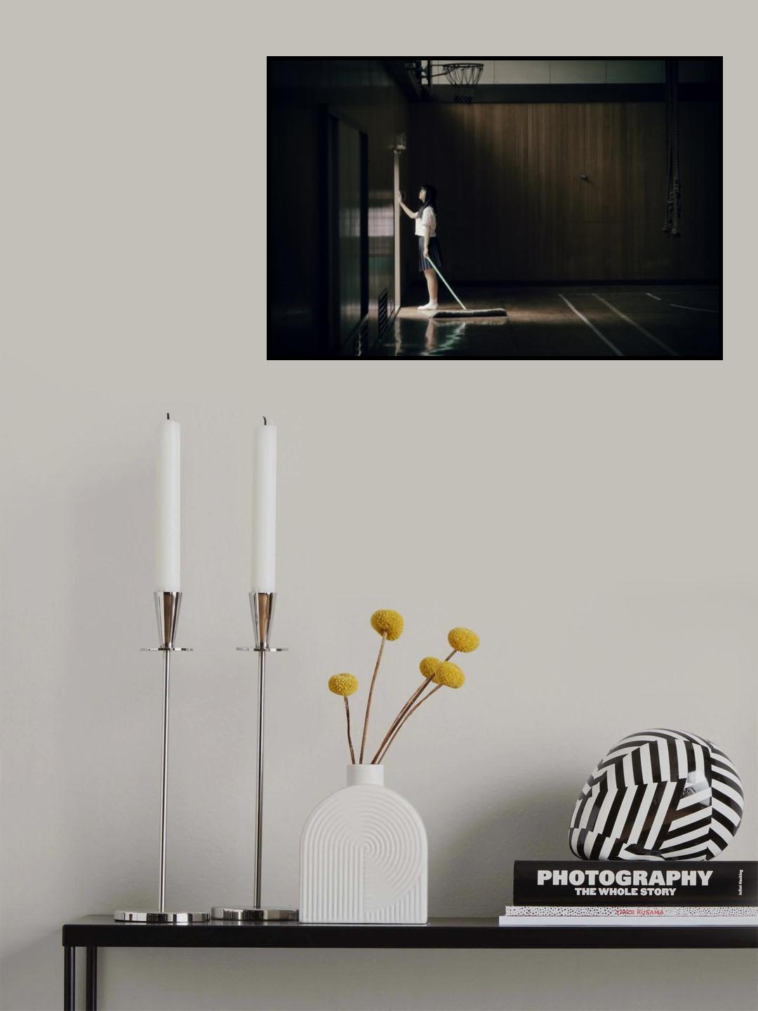 School Girl Poster och Canvastavla