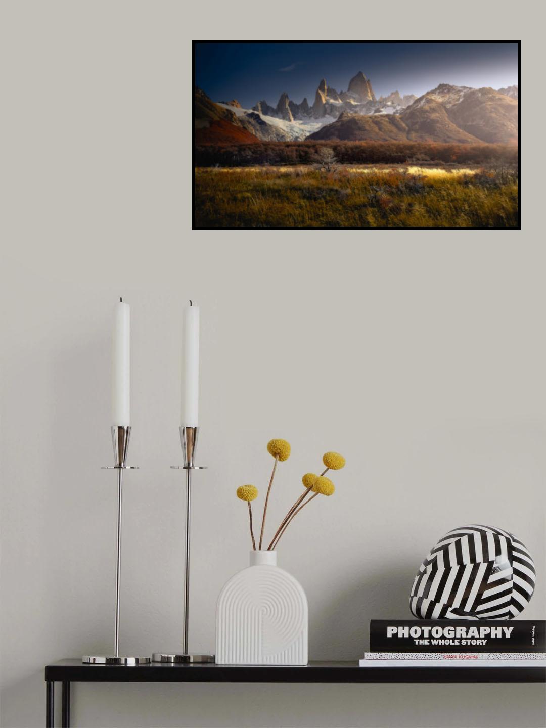 Autumn in Patagonia Poster och Canvastavla