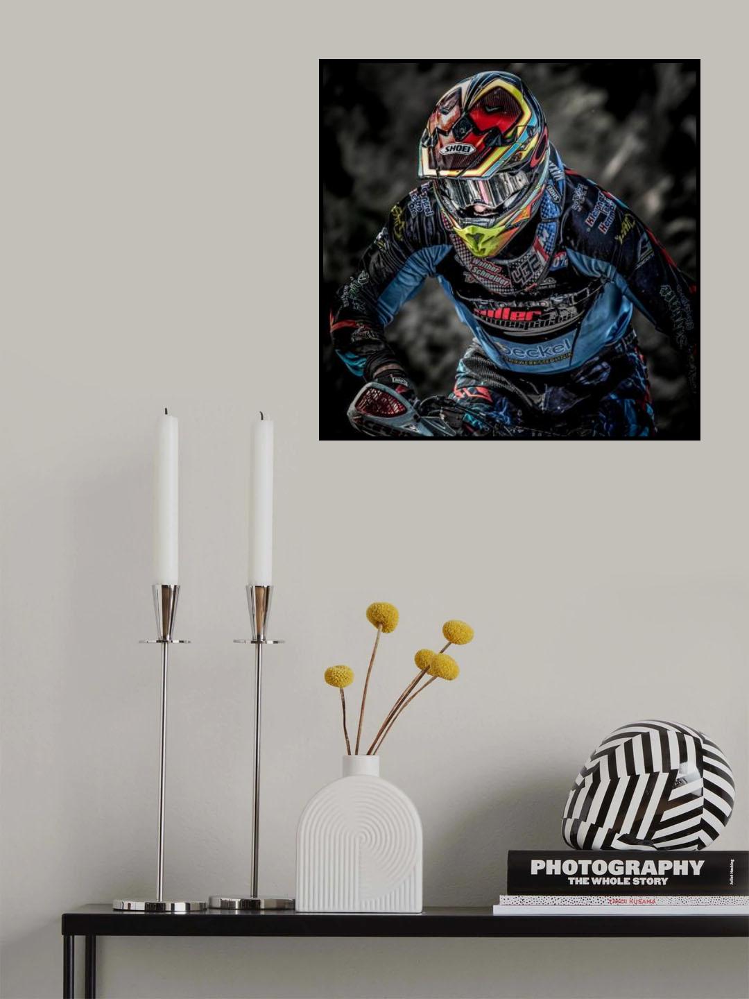 Motocross rider Poster och Canvastavla
