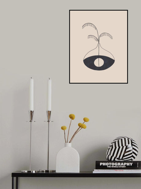 Evil Eye Vase Poster och Canvastavla