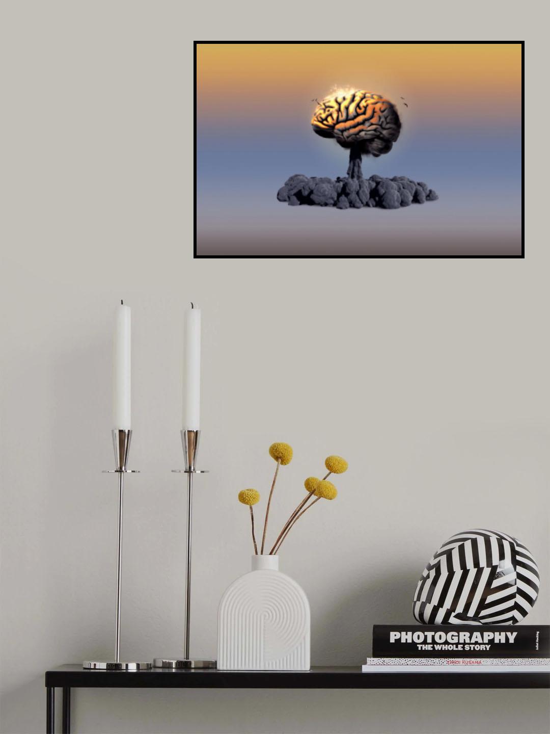 Brain Explosion Poster och Canvastavla