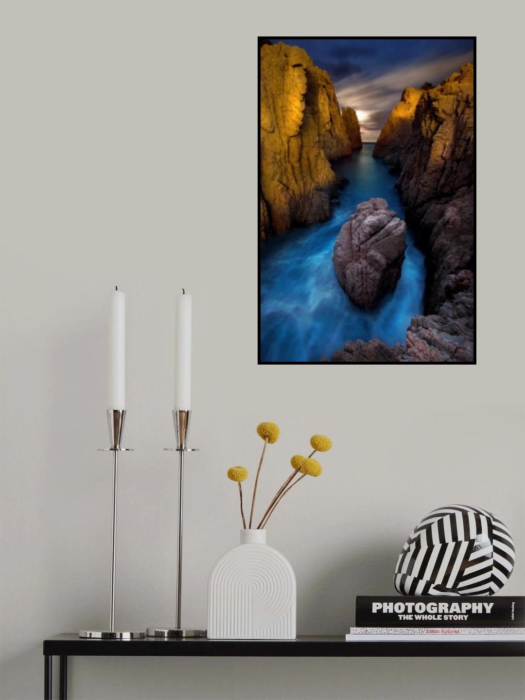 Night tricolor Poster och Canvastavla