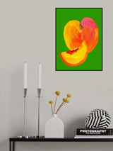 Peach Slice Love Poster och Canvastavla