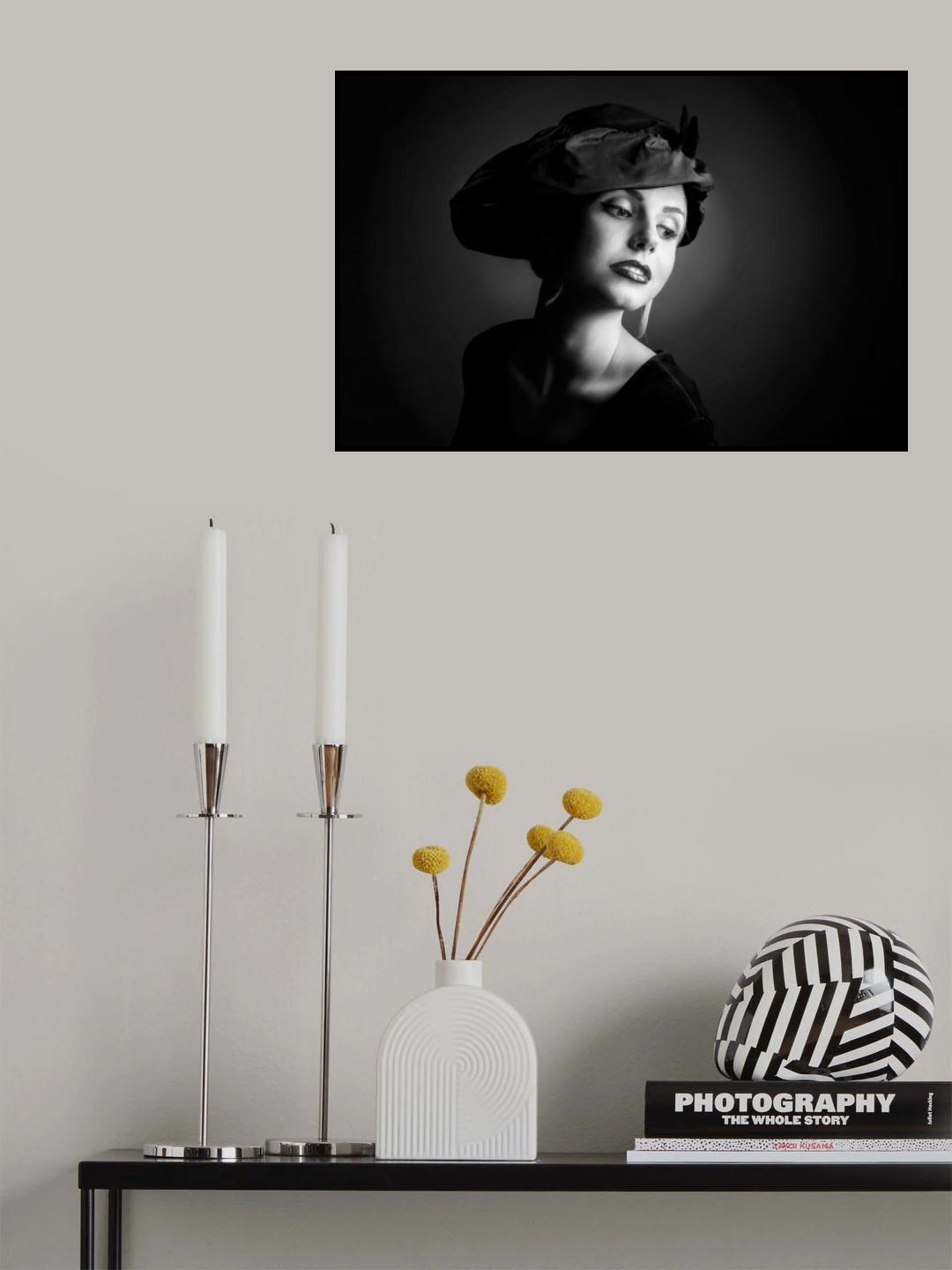 Classical portrait Poster och Canvastavla