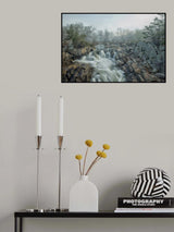 Dawn at Middle Falls Poster och Canvastavla