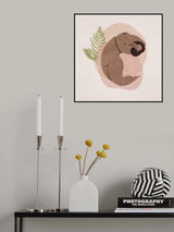 Beautiful Curvy B Lady 02 Poster och Canvastavla