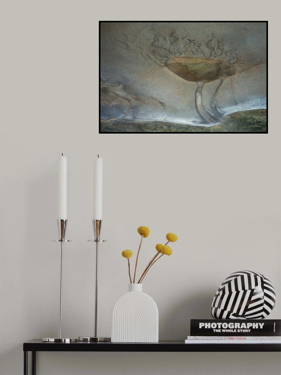 Sand flower Poster och Canvastavla