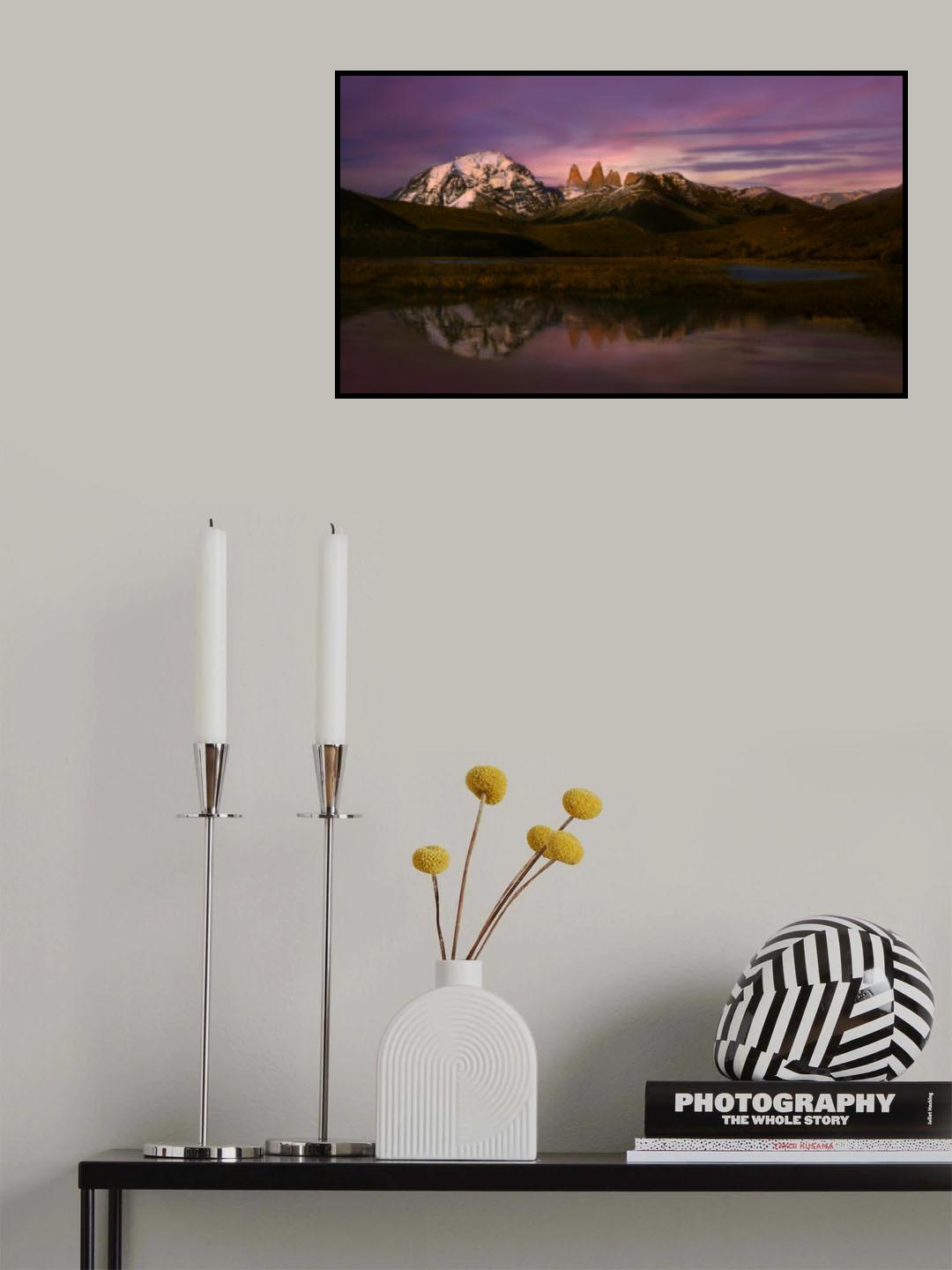 Beauty of Torres Del Paine Poster och Canvastavla