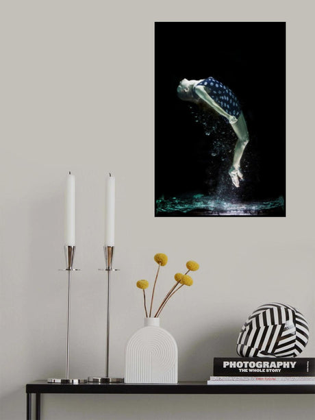 underwater artistic portrait shooting Poster och Canvastavla
