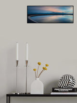 in a round mirror Poster och Canvastavla