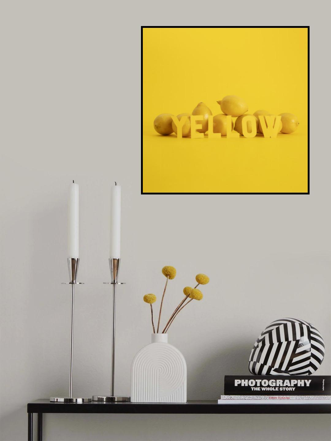 Yellow.1 Poster och Canvastavla