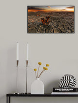 Dry lake Poster och Canvastavla