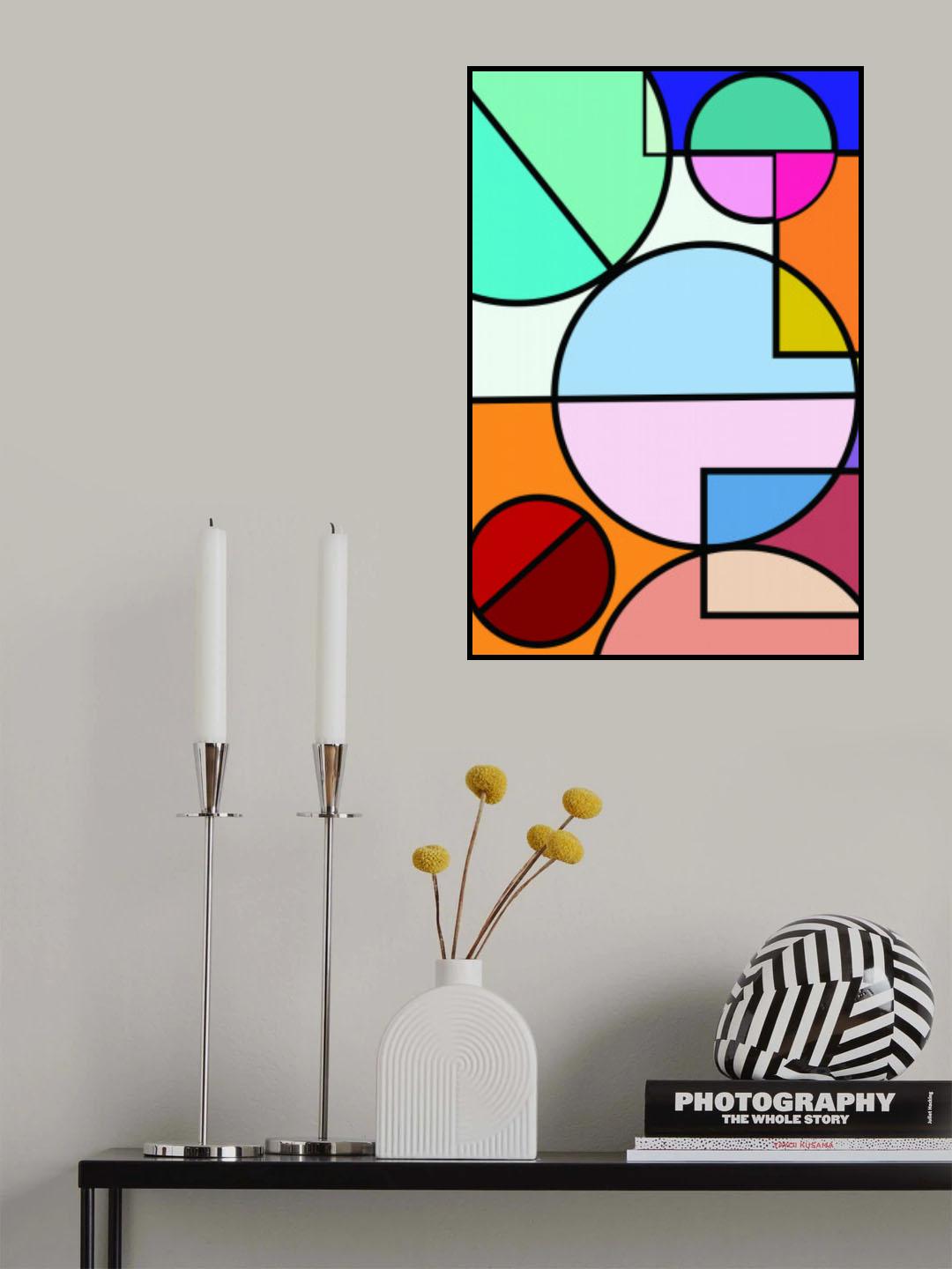 Abstract Circles Collection #4 Poster och Canvastavla