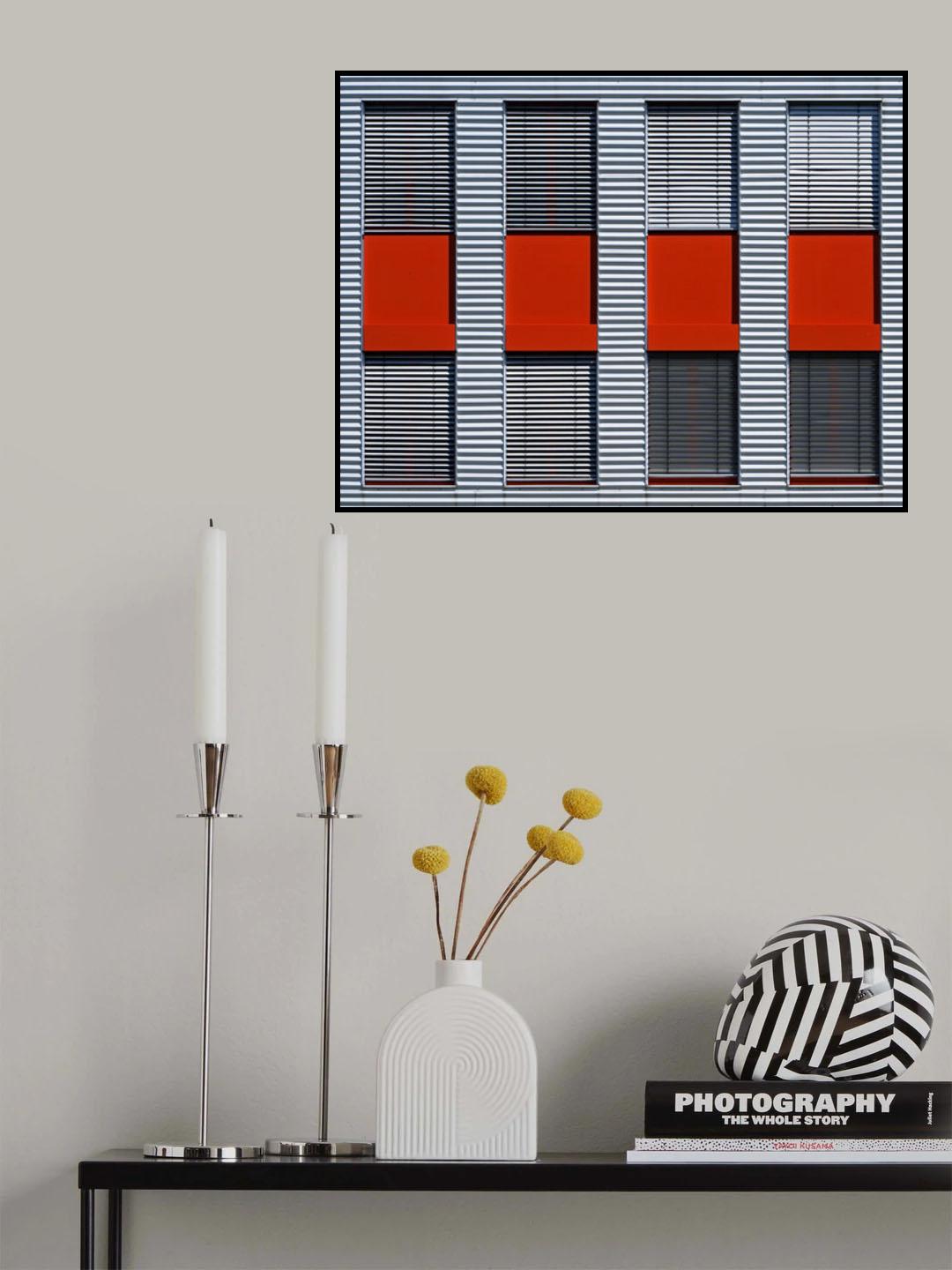 Stripes and Windows II Poster och Canvastavla