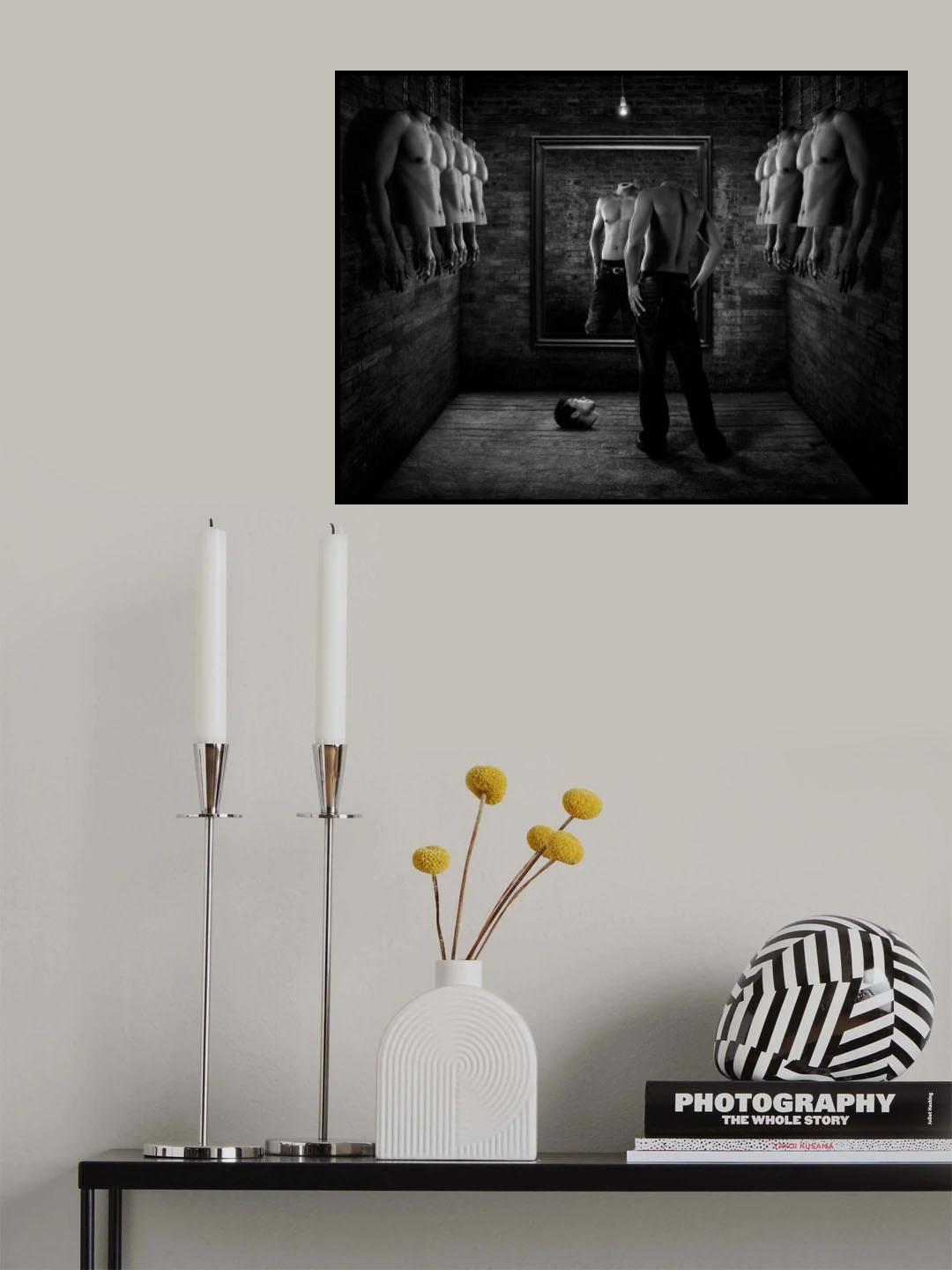 Headless mirror man Poster och Canvastavla