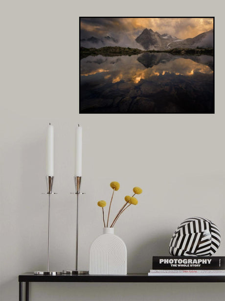 Rocks and Clouds Poster och Canvastavla