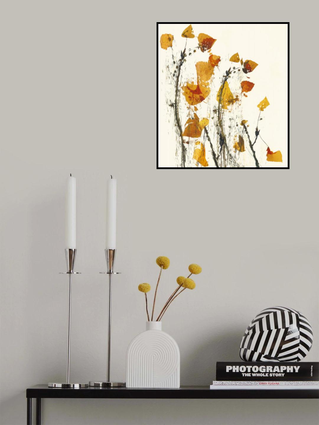 Leaves still life Poster och Canvastavla
