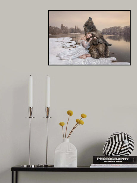 CuddlingBear Poster och Canvastavla