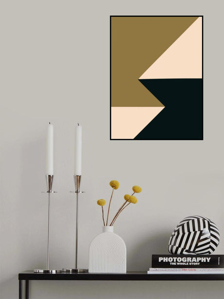 Minimal Large Geometric Poster och Canvastavla