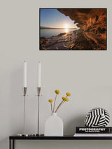 Sunset at the Cliff Poster och Canvastavla