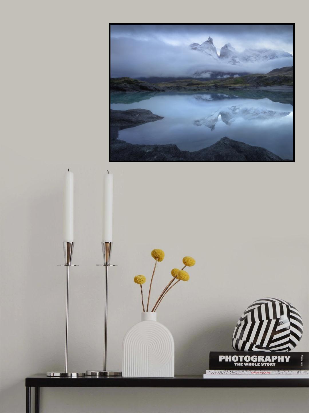 Mist in Patagonia Poster och Canvastavla