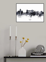 Rome Italy Skyline Poster och Canvastavla