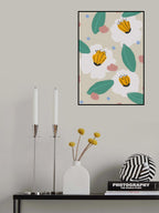 Pastel Florals Poster och Canvastavla