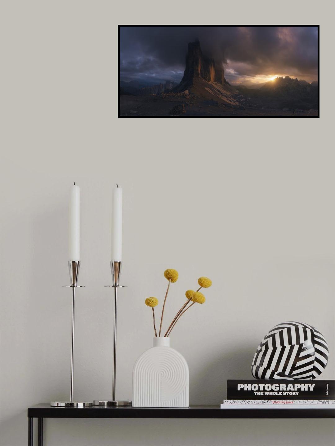 Tre Cime, Dolomites Poster och Canvastavla