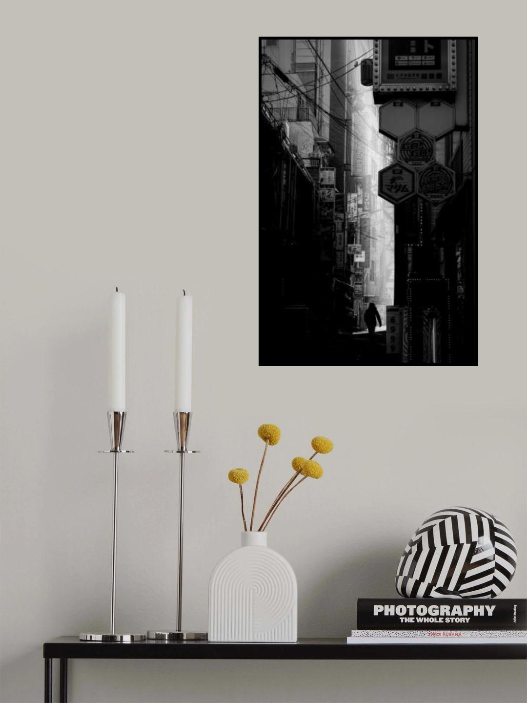 Walk in light and darkness Poster och Canvastavla