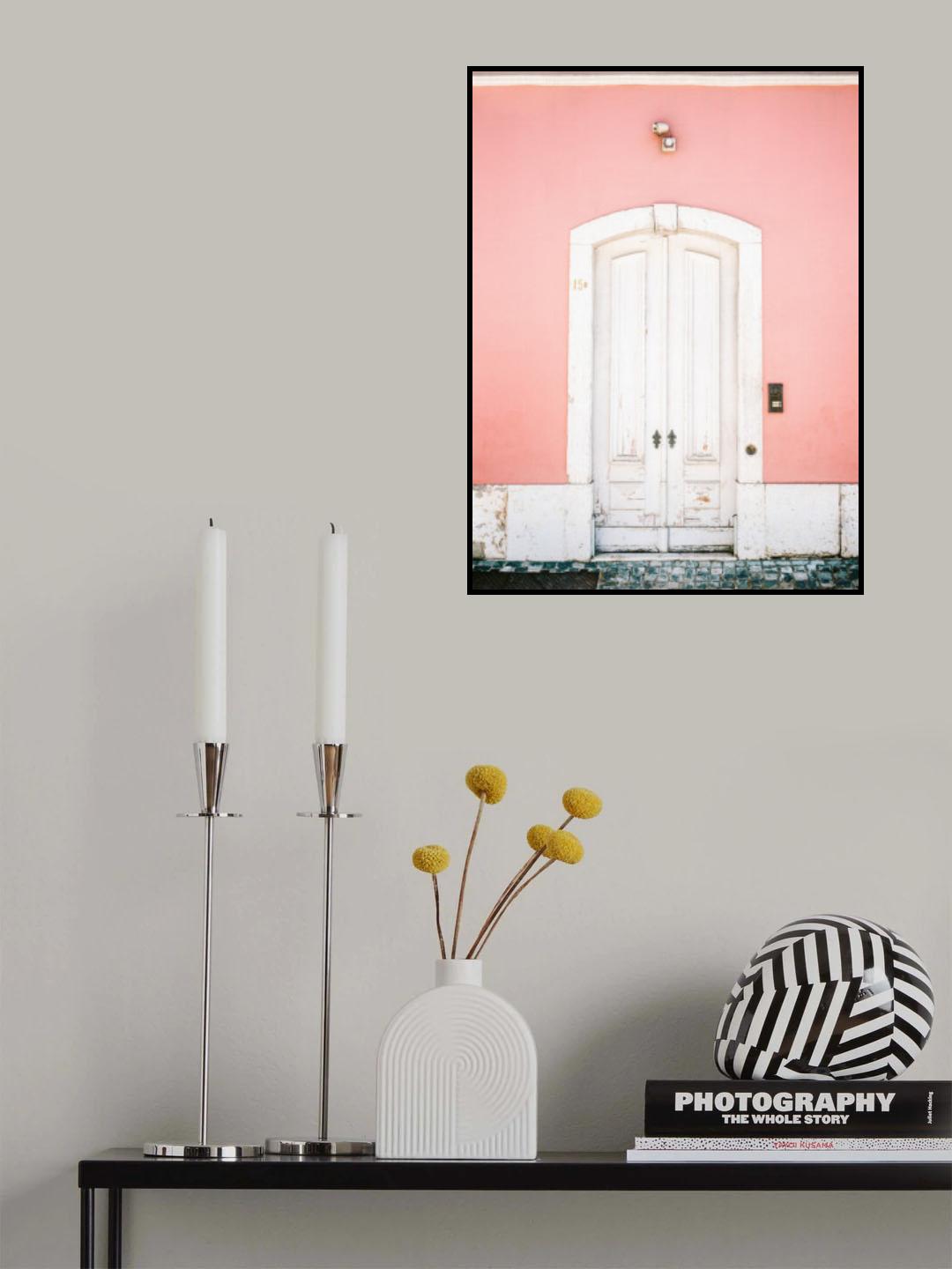 The white door Lisbon Poster och Canvastavla