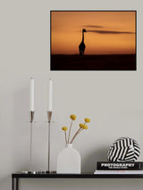 Sunrise silhouette Poster och Canvastavla