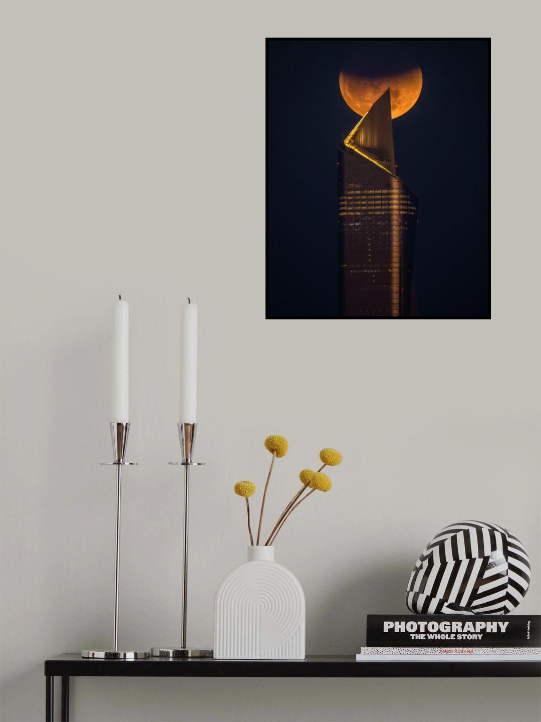 Super Blue Blood Moon Poster och Canvastavla