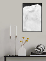 Minimal Landscape Black and White 01 Poster och Canvastavla