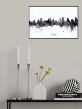Ottawa Canada Skyline Poster och Canvastavla