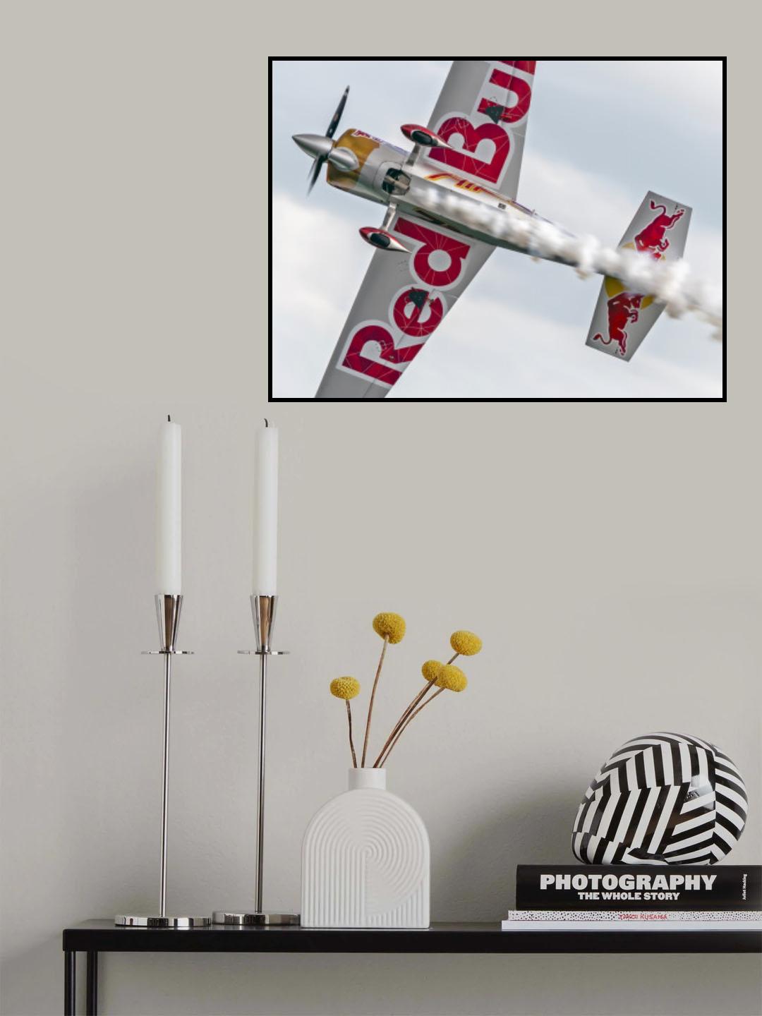 RedBull plane Poster och Canvastavla