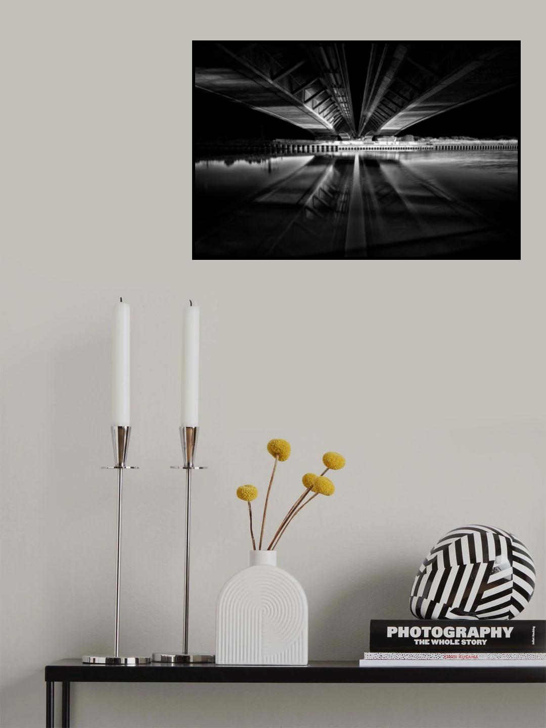 Floating Reflection Poster och Canvastavla