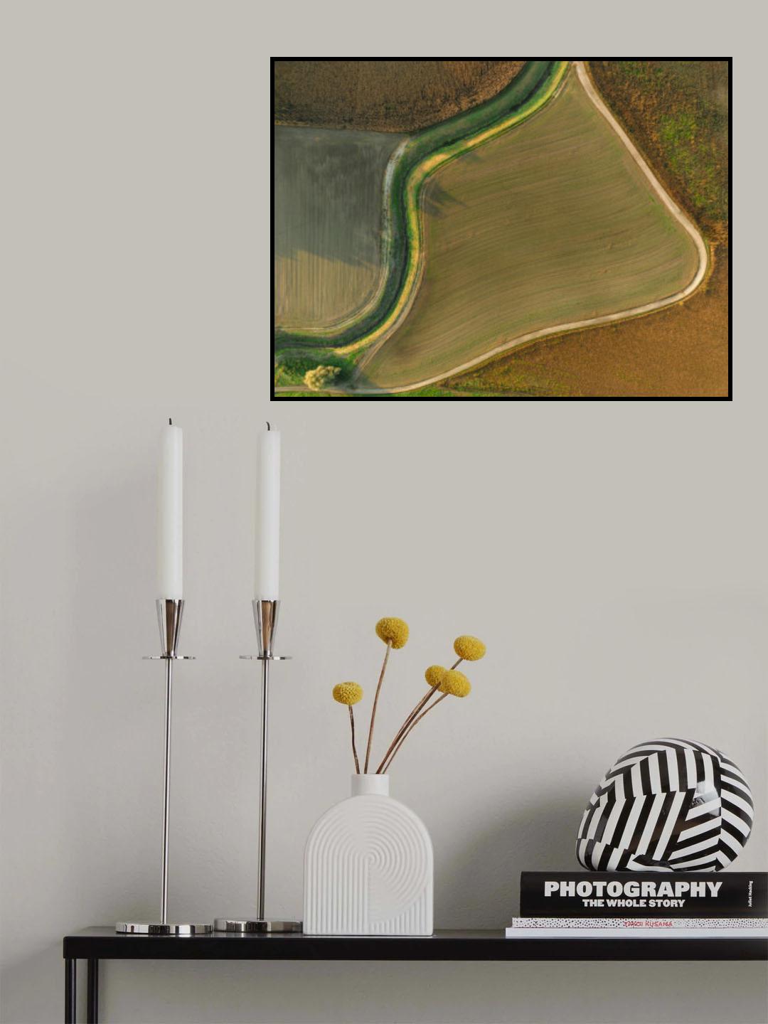 Drava fields Poster och Canvastavla